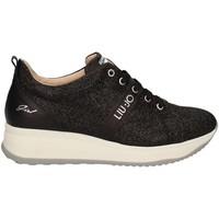 Liu Jo UB23046B Sneakers Kid Black boys\'s Children\'s Shoes (Trainers) in black