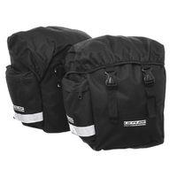 LifeLine Pannier Bags Pair Black One Size Panniers