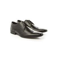 Limehaus Carlow Black Lace Up Formal Brogue 6 Black