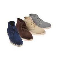 Lightweight Brushed Suede Desert Boots (Pair) 1 Pair FREE