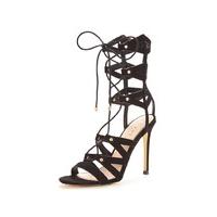 lipsy bevan caged heeled sandals