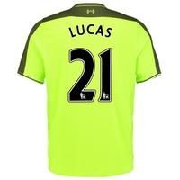 Liverpool Third Infant Kit 2016-17 with Lucas 21 printing, Green