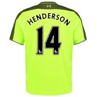 Liverpool Third Infant Kit 2016-17 with Henderson 14 printing, Green