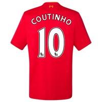 Liverpool Home Infant Kit 2016-17 with Coutinho 10 printing, Red