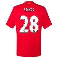 liverpool home infant kit 2016 17 with ings 28 printing red