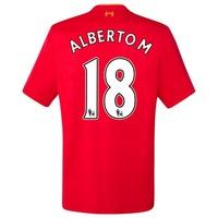 Liverpool Home Infant Kit 2016-17 with Alberto.M 18 printing, Red