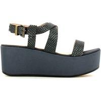 liu jo s16071p0234 wedge sandals women womens sandals in blue