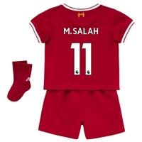 Liverpool Home Baby Kit 2017-18 with M.Salah 11 printing, Red