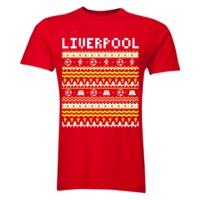 Liverpool Christmas T-Shirt (Red) - Kids