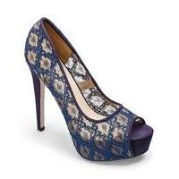 Little Mistress Lace Platform Shoe D Fit