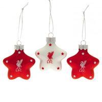 Liverpool F.C. 3pk Star Baubles
