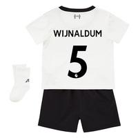 liverpool away baby kit 2017 18 with wijnaldum 5 printing black