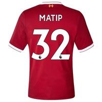 liverpool home elite shirt 2017 18 with matip 32 printing red