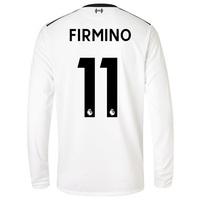 Liverpool Away Shirt 2017-18 - Long Sleeve with Firmino 9 printing, Black