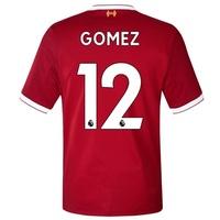 liverpool home shirt 2017 18 with gomez 12 printing red