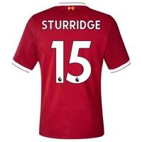 liverpool home elite shirt 2017 18 with sturridge 15 printing red