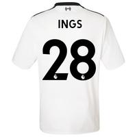 Liverpool Away Shirt 2017-18 with Ings 28 printing, Black