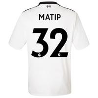 liverpool away shirt 2017 18 with matip 32 printing black