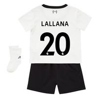 Liverpool Away Baby Kit 2017-18 with Lallana 20 printing, Black