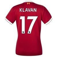 liverpool home shirt 2017 18 womens with klavan 17 printing red