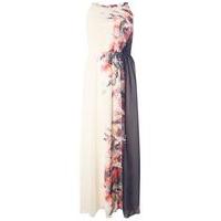 Little Mistress Multi Colour Floral Print Maxi Dress, Bright Multi