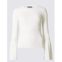 Limited Edition Round Neck Flared Sleeve Jumper