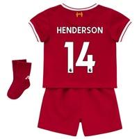 Liverpool Home Baby Kit 2017-18 with Henderson 14 printing, Red