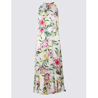 Limited Edition Floral Print Slip Maxi Dress