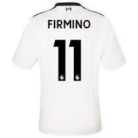 Liverpool Away Elite Shirt 2017-18 with Firmino 9 printing, Black