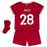 Liverpool Home Baby Kit 2017-18 with Ings 28 printing, Red