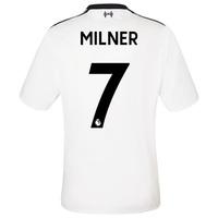 Liverpool Away Elite Shirt 2017-18 with Milner 7 printing, Black