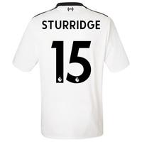 Liverpool Away Shirt 2017-18 with Sturridge 15 printing, Black