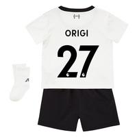 Liverpool Away Baby Kit 2017-18 with Origi 27 printing, Black