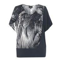 Live Unlimited Palm Print T-Shirt, Blue