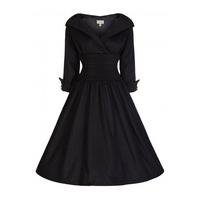 Lindy Bop Ramona Swing Dress in Black