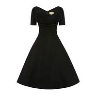 Lindy Bop Sloane Swing Dress in Black