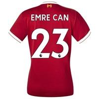 Liverpool Home Shirt 2017-18 - Womens with Emre Can 23 printing, Red