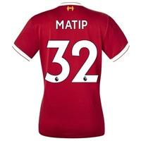 liverpool home shirt 2017 18 womens with matip 32 printing red