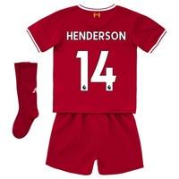 liverpool home infant kit 2017 18 with henderson 14 printing red