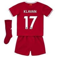 Liverpool Home Infant Kit 2017-18 with Klavan 17 printing, Red