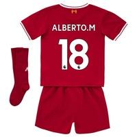 Liverpool Home Infant Kit 2017-18 with Alberto.M 18 printing, Red