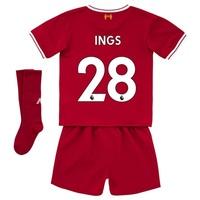Liverpool Home Infant Kit 2017-18 with Ings 28 printing, Red