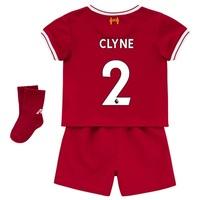 liverpool home baby kit 2017 18 with clyne 2 printing red