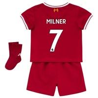 Liverpool Home Baby Kit 2017-18 with Milner 7 printing, Red