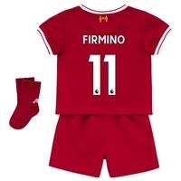 Liverpool Home Baby Kit 2017-18 with Firmino 9 printing, Red