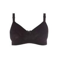 lily black lace soft bra black