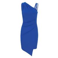 Lipstick Boutique Jessica Wright Layla Asymmetric Dress in Cobalt