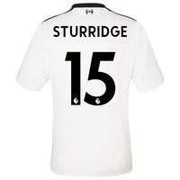 Liverpool Away Elite Shirt 2017-18 with Sturridge 15 printing, Black