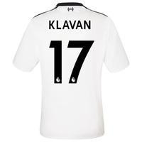 Liverpool Away Elite Shirt 2017-18 with Klavan 17 printing, Black