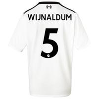 liverpool away shirt 2017 18 kids with wijnaldum 5 printing black